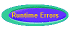 Runtime Errors