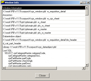 Window Info